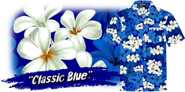 hawaiihemd herren blau weiß hawaii hemd