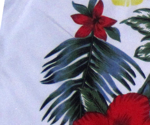 "Hawaiian Flowers (white)" - Größe M - 3XL