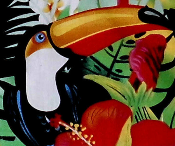 Hawaiihemd "Birds of Hawaii" - Größe M