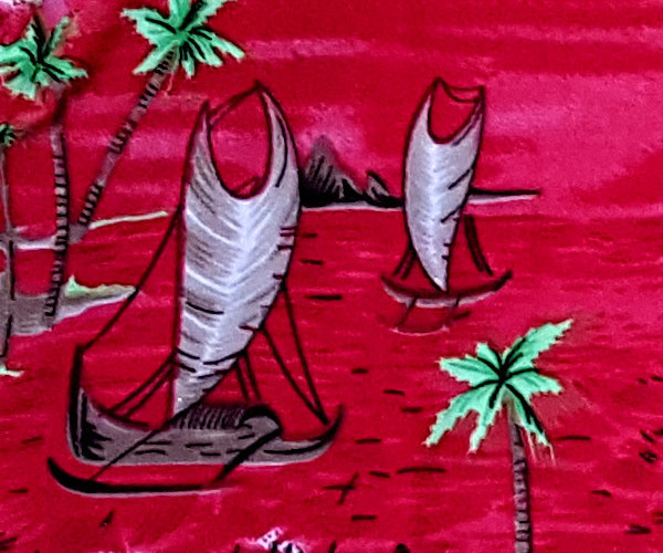 "Hawaiian Island (red)" inkl. Shorts - für Kinder von 1-8