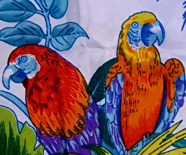 "Parrots of Hawaii (white)" inkl. Shorts - für Kinder von 1-8