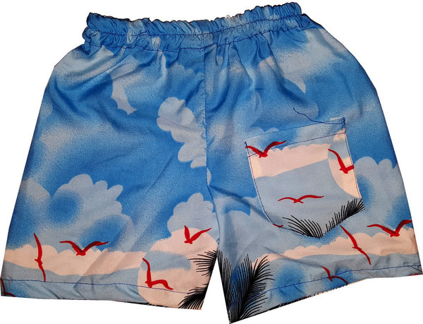 "Hawaiian Party (blue)" inkl. Shorts - für Kinder von 1-6