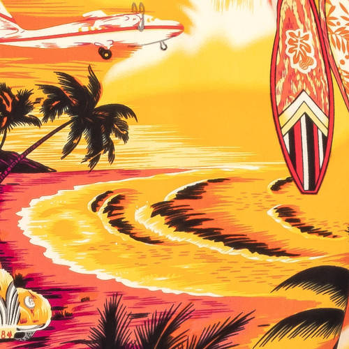Hawaiihemd "Golden Summer" - Größe S - 8XL