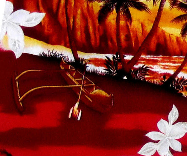 Hawaiihemd "Sunset in Paradise" - Größe M - 3XL