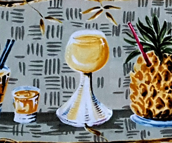 "Hawaiian Cocktails (grey)" - S + 2XL - Original Made in Hawaii