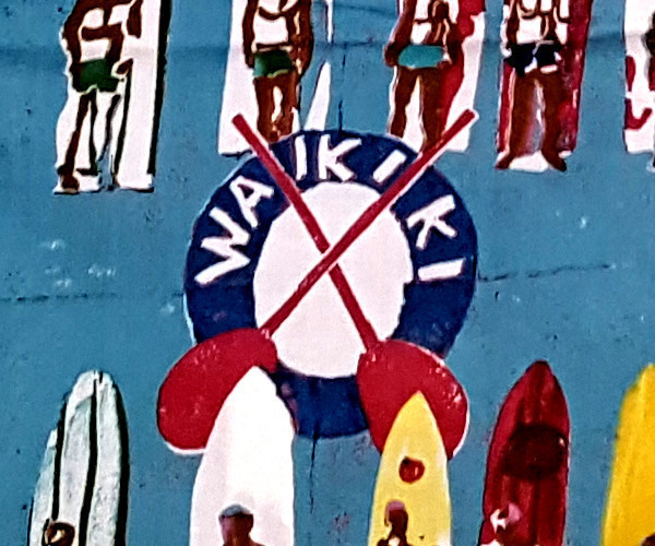 "Waikiki Surf" - Größe XL + 2XL - Original Made in Hawaii