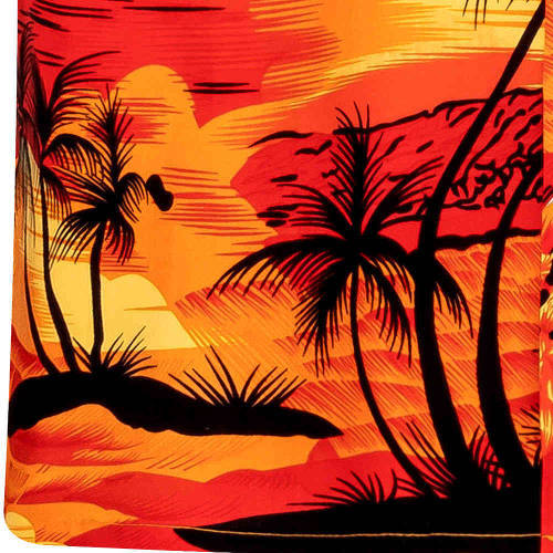Hawaiihemd "Evening on Hawaii" - Größe M - 8XL