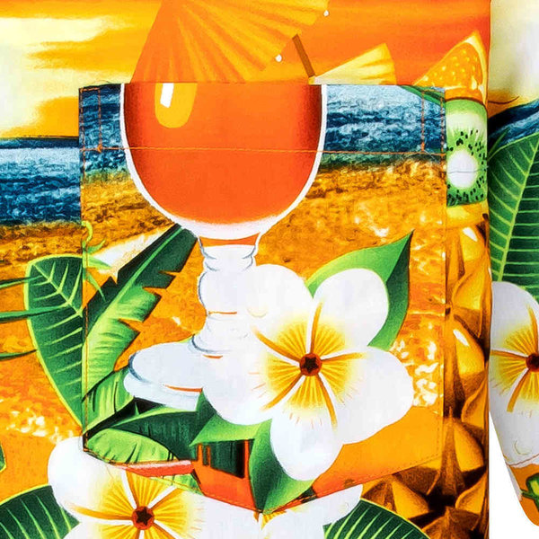Hawaiihemd "Paradise Cocktails" - Größe S - 8XL