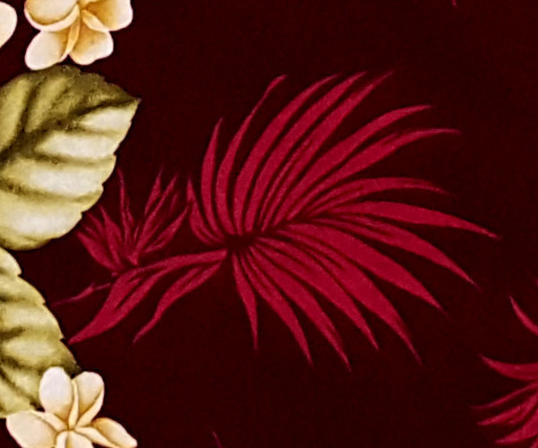 "Flowerful Hawaii (red)" - Größe S - Original Made in Hawaii