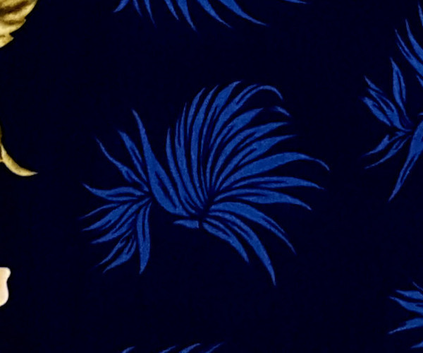 "Flowerful Hawaii (blue)" - S - Original Made in Hawaii