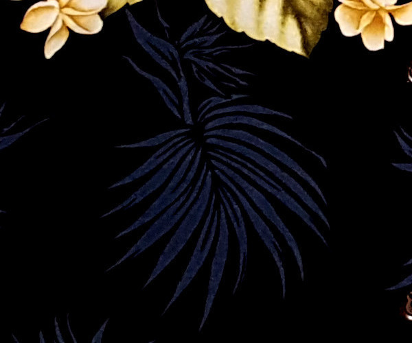 "Hawaiian Elegance (black)" - S - L - Original Made in Hawaii