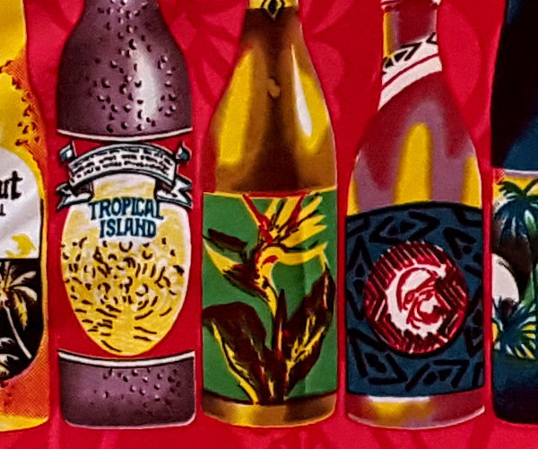 "Hawaiian Beer (red)" - Größe S + 3XL