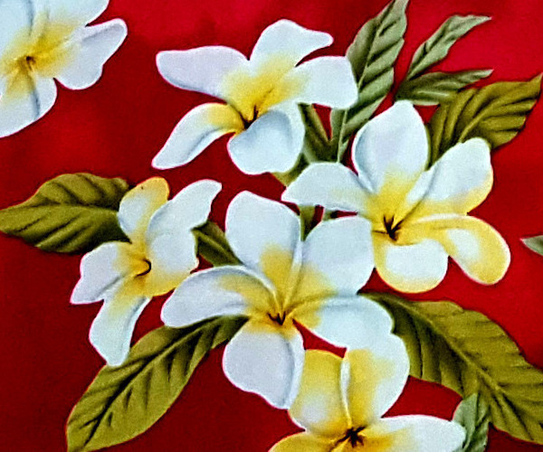 Hawaiihemd "Summer Flowers (red)" - Größe XL - 4XL