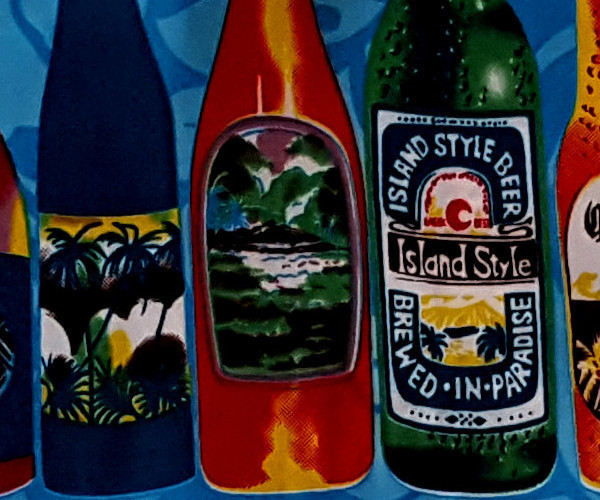 "Hawaiian Beer (blue)" - Größe S