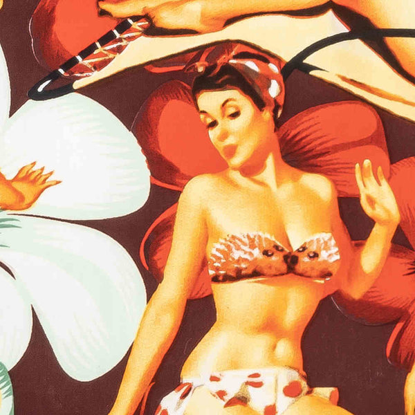 Hawaiihemd "Flower Girls (red) 2.0" - Größe S - 8XL