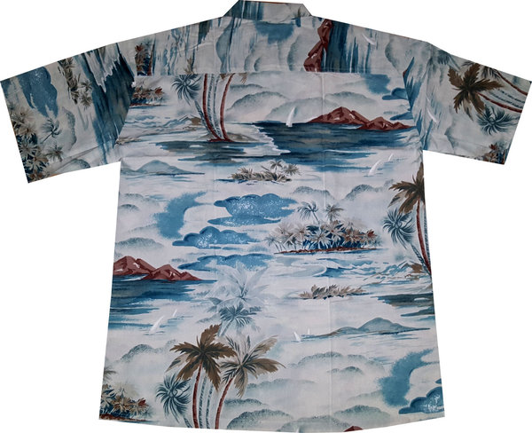 "Paradise Beach (white)" - 2XL - Original Made in Hawaii
