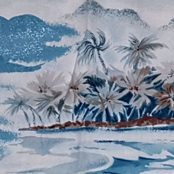 "Paradise Beach (white)" - 2XL - Original Made in Hawaii